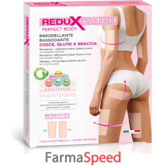 redux patch perfect body cosce glutei braccia 48 patch