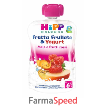 hipp frutta frullata mela frutti rossi e yogurt 90 g