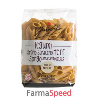 garofalo pennoni pasta senza glutine legumi e cereali 400 g