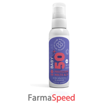 club salute ialuronics solare spf50 + baby spray 150 ml