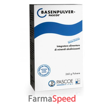 basenpulver polvere 260 g pascoe