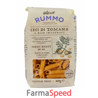 rummo penne rigate n 66 ceci di toscana e riso integrale 300 g