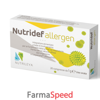 nutridef allergen 30 compresse