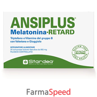 ansiplus retard 20 compresse bistrato fast slow 955 mg