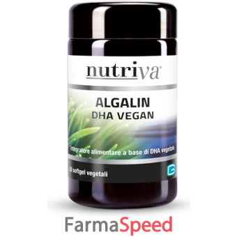 nutriva algalin dha vegan 30 softgel vegetali