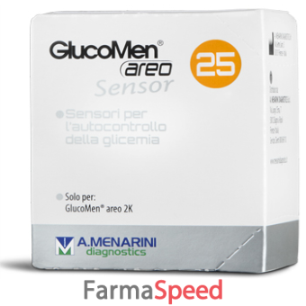 strisce glucomen areo sensor per analisi del glucosio 25 pezzi