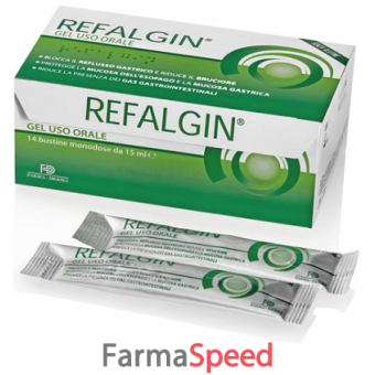 refalgin gel orosolubile antireflusso 14 bustine 15 ml