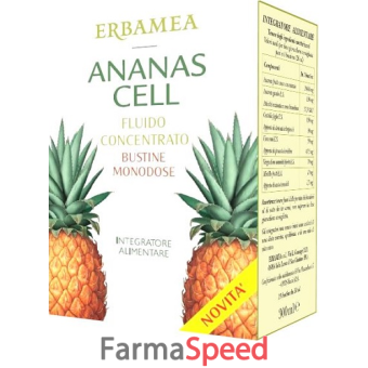 ananas cell fluido concentrato 15 bustine 20 ml