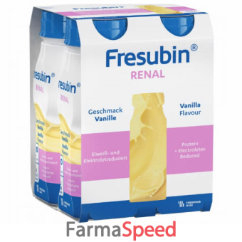 fresubin renal vaniglia 4 flaconi da 200 ml