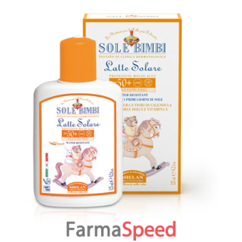 sole bimbi latte solare spf50+ 125 ml