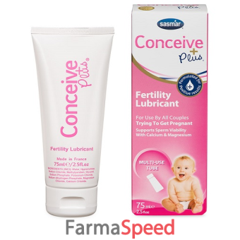 conceive plus lubrificante vaginale coadiuvante fertilita' tubo 75ml