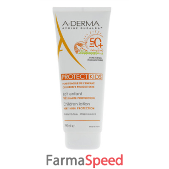 aderma a-derma protect latte kids bambino 50+ 250 ml