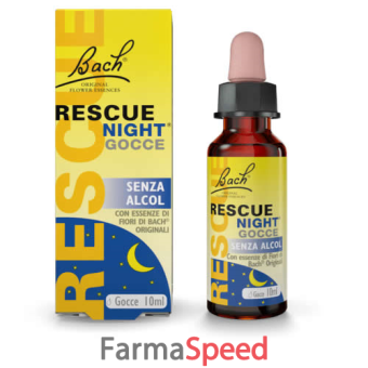 rescue night senza alcol gocce 10 ml