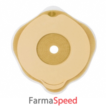 placca piana flexima key 50 mm con protettore cutaneo idrocolloidale e flangia 5 pezzi