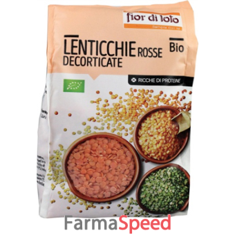 lenticchie piccole rosse decorticate bio 400 g