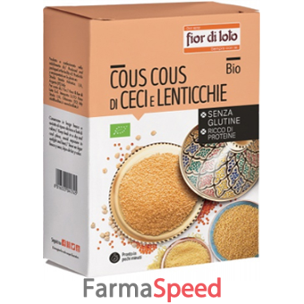 cous cous di ceci e lenticchie rosse bio 500 g