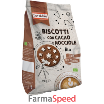 biscotti con cacao e nocciole 350 g