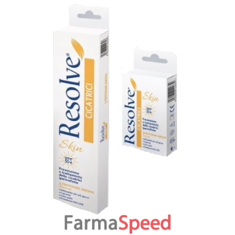 resolve skin cicatrici e cheloidi protezione spf 50+ da 25x4 cm