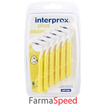 interprox plus mini giallo 6 pezzi