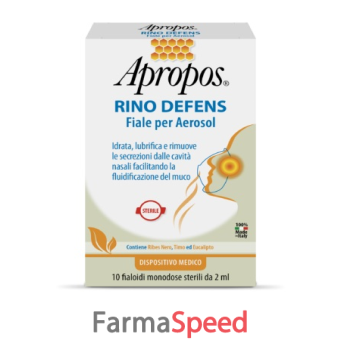 apropos rino defens 10 fiale per aerosol 2 ml