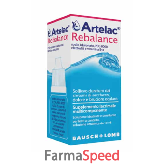 artelac rebalance gocce oculari 10 ml