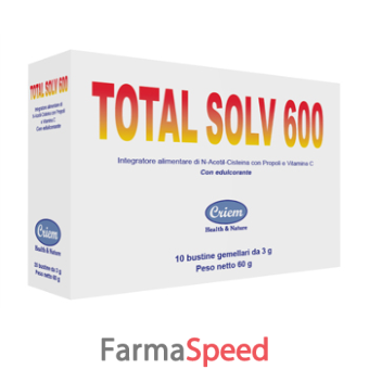 total solv 600 10 bustine gemellari