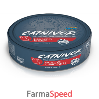 catnivor manzo 80 g