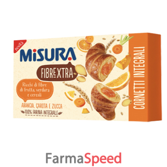 misura cornetti fibre extra arancione arancia carota e zucca 300 g