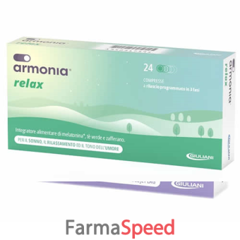 armonia relax 1 mg a base di melatonina 24 compresse