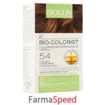 bioclin bio colorist colorazione permanente castano chiaro rame