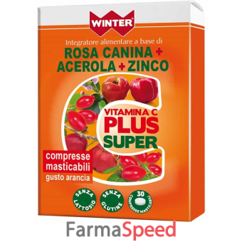 winter vitamina c plus super + zinco 30 compresse masticabili