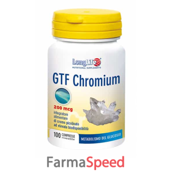 longlife gtf chromium 100 compresse