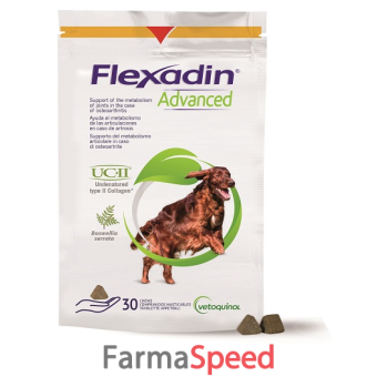 flexadin advanced 30 tavolette masticabili per cani