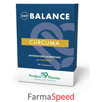 360 balance curcuma 30 compresse