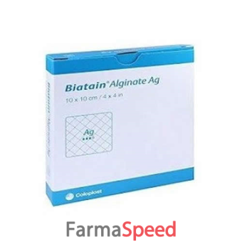  biatain alginate ag piastra 10x10cm 10 pezzi