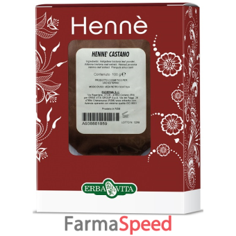 henne colorante capelli castano 100 g