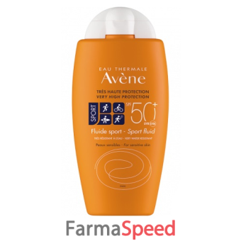 avene eau thermale sport spf 50+ 100 ml