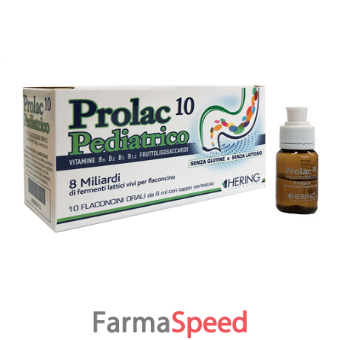 prolac10 pediatrico fermenti lattici 10 flaconcini 8 ml