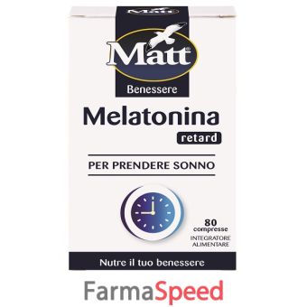 melatonina retard 80 compresse