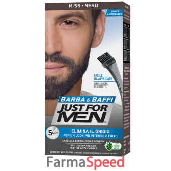 just for men barba & baffi m55 nero 51 g