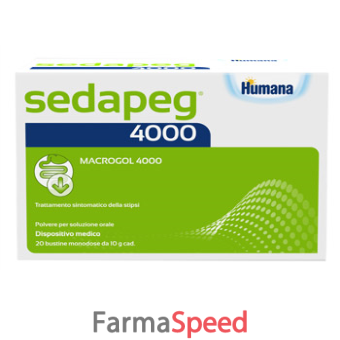 sedapeg 4000 bustine humana 20 bustine da 10 g