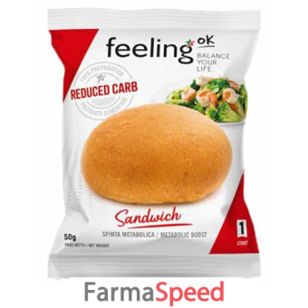 feeling ok sandwich start 50 g