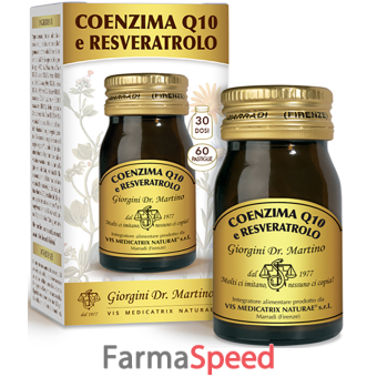 coenzima q10+resveratrolo 60 pastiglie da 500 mg