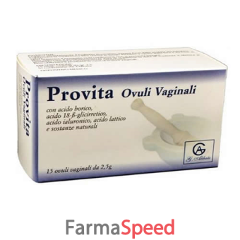 provita 15 ovuli vaginali 2,5 g