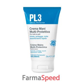 pl3 crema mani multi protettiva 50 ml