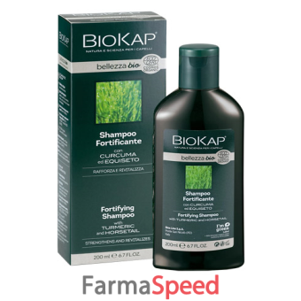 biokap bellezza bio shampoo fortificante cosmos 200 ml