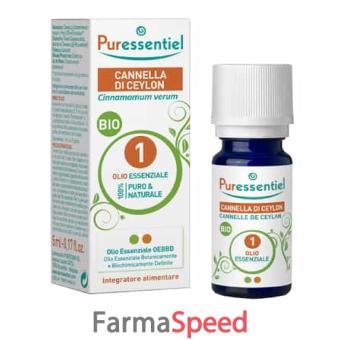 puressentiel cannella ceylon olio essenziale bio 5 ml