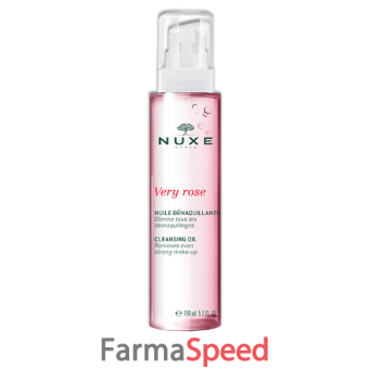 nuxe very rose huile demaquillante 150 ml