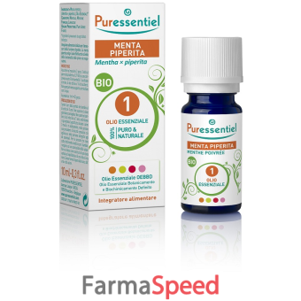 puressentiel menta piperita olio essenziale bio 10 ml