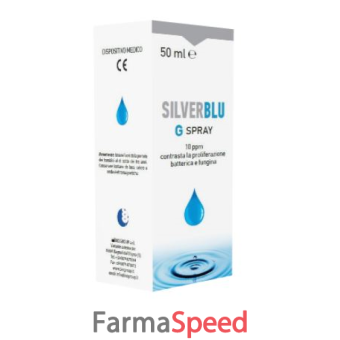 silver blu g spray via orale contrasta la proliferazione batterica e fungina 50 ml